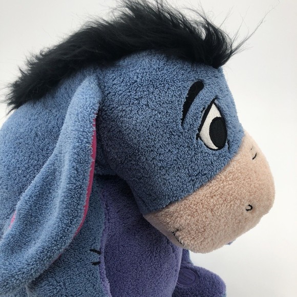 Disney Store Exclusive Eeyore Plush Stuffed Animal Sitting Toy 16" *FLAW - Picture 10 of 11